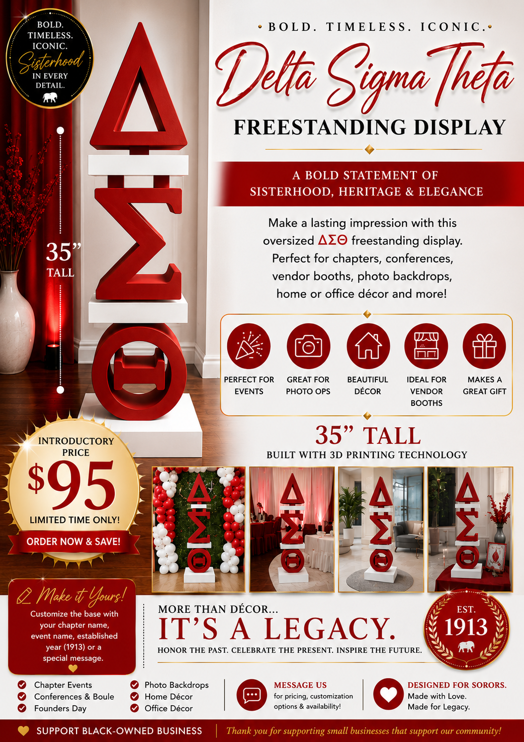 Delta Freestanding Letters