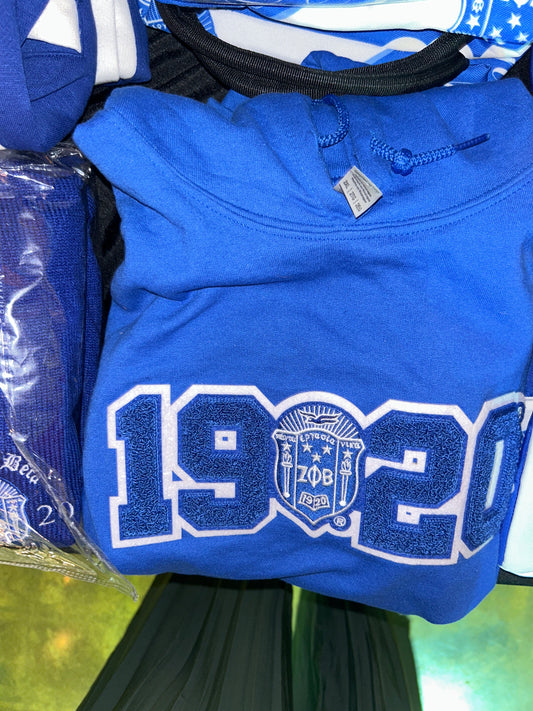 Zeta 1920 Chenille Hoodie