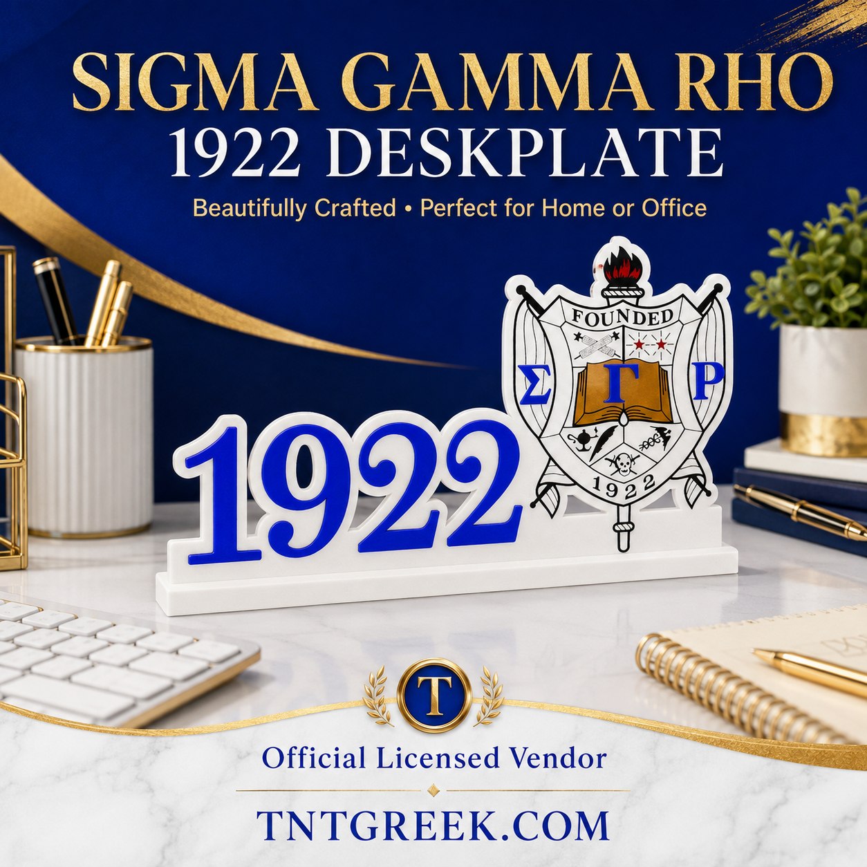 1922 Deskplate