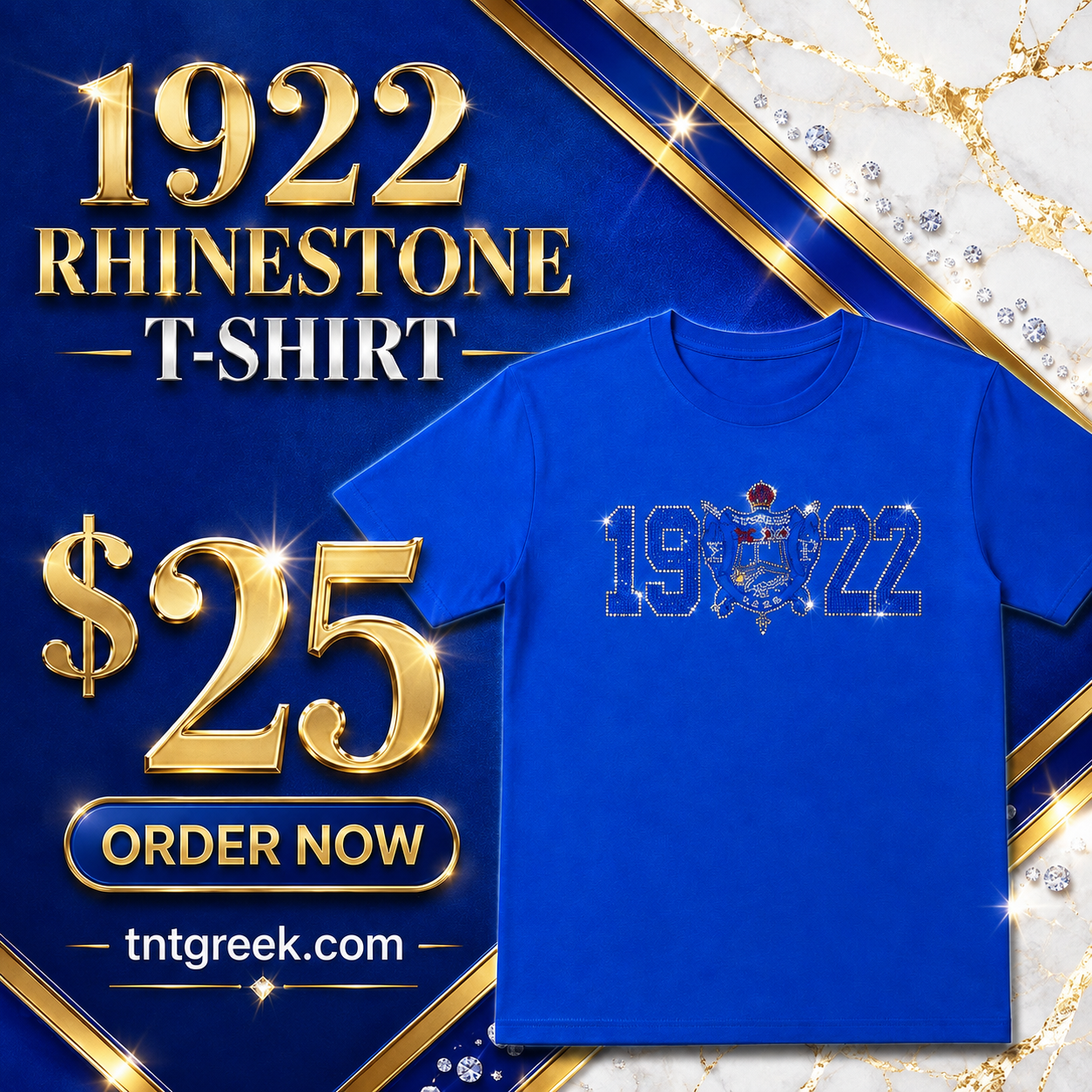 1922 Rhinestone Tshirt