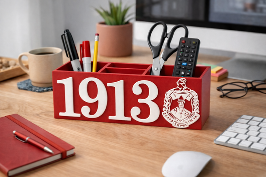 1913 Shield Desk Organizer