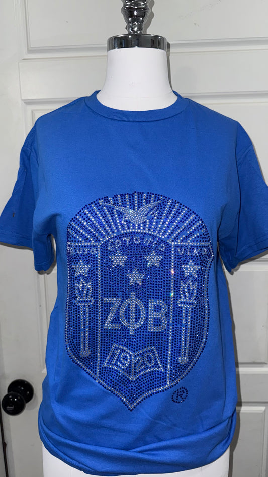 Shield Rhinestone Tees