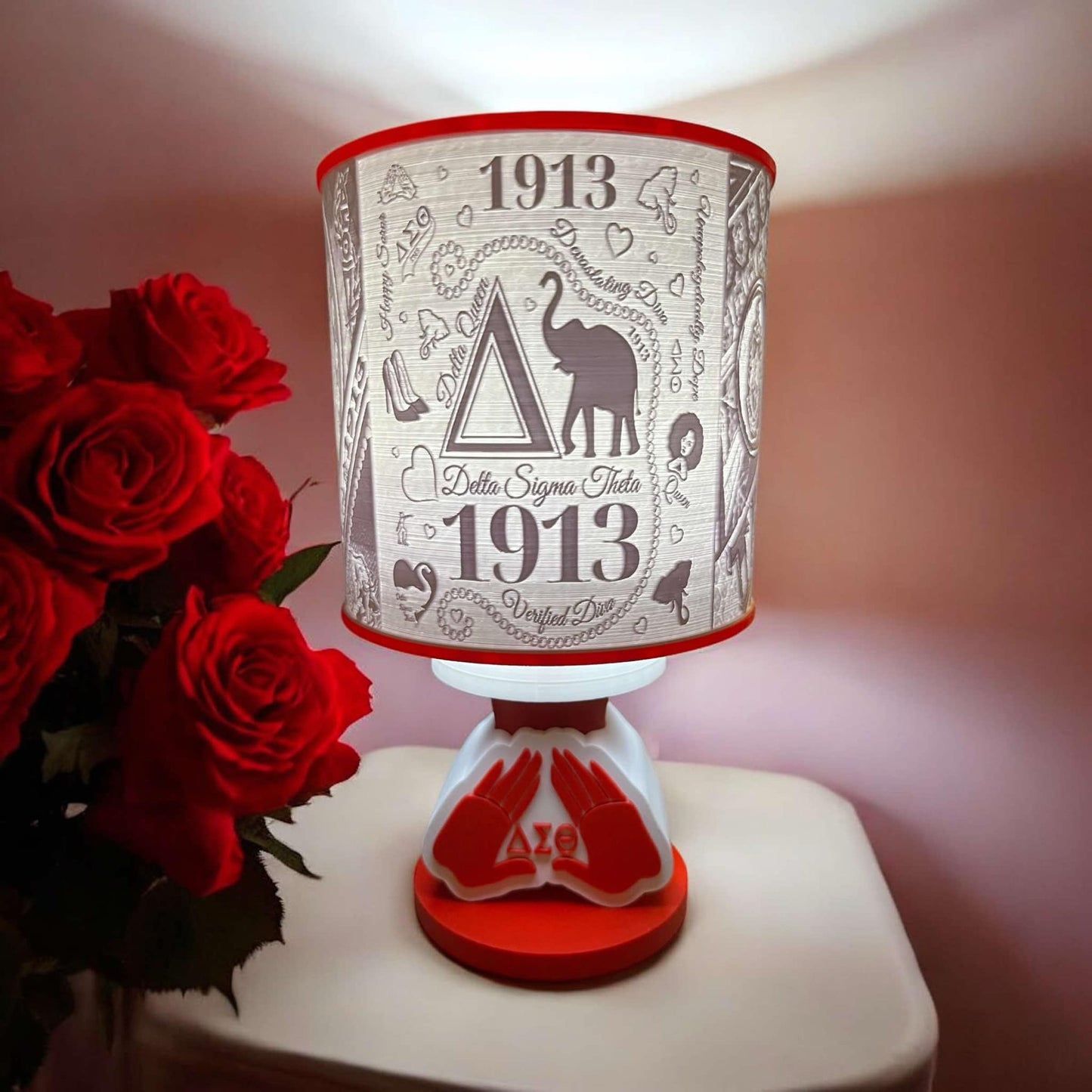 Delta Sigma Theta Lamp