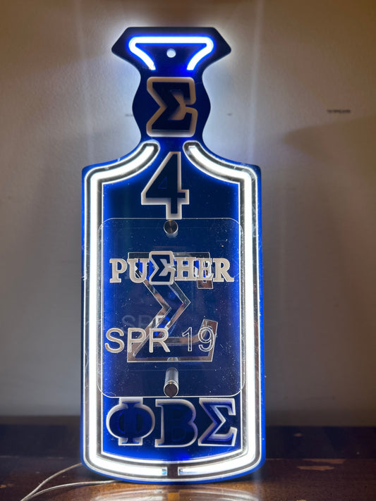 Phi Beta Sigma Neon Flex Paddle