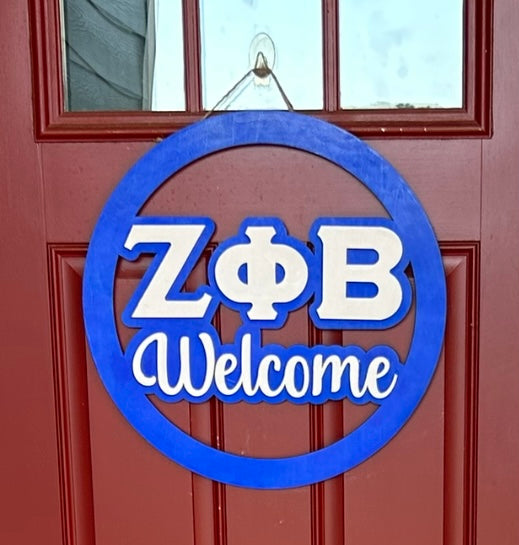 Zeta Door Signs