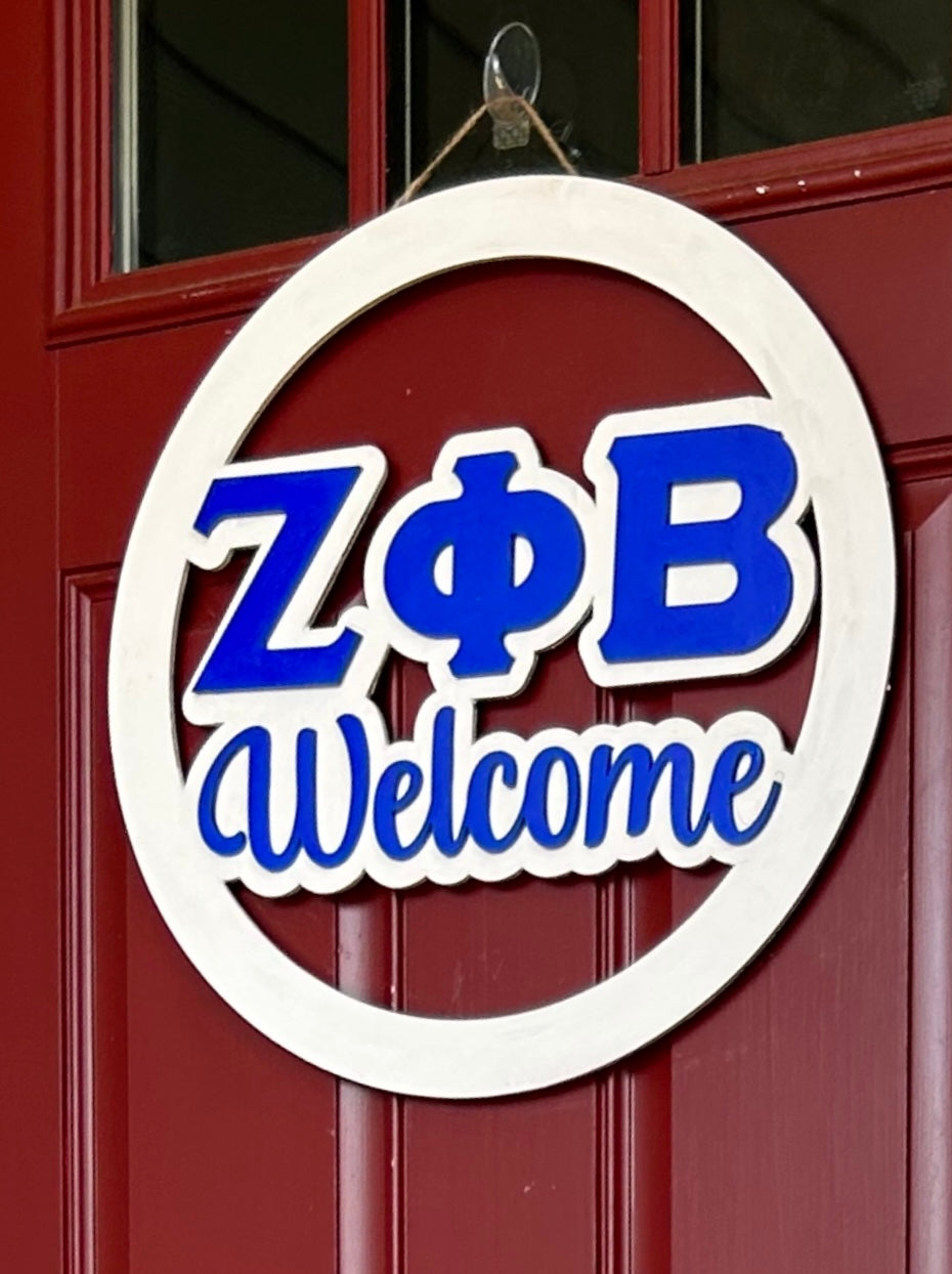 Zeta Door Signs